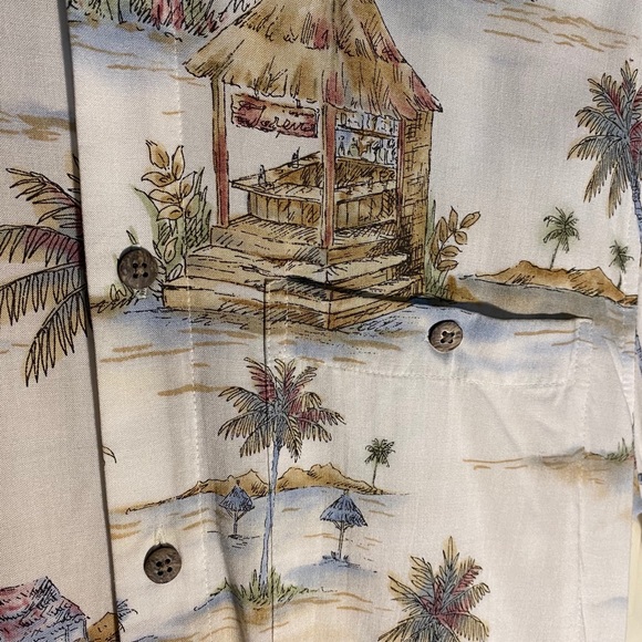 Vintage Tropical Button Down Shirt - Picture 2 of 5